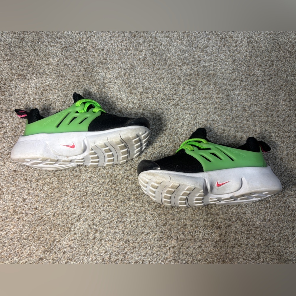 Nike Little Presto TD Green Strike Baby Toddler Shoes Boys Size 7C - Picture 6 of 9